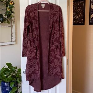 Knox Rose Floral Long Cardigan